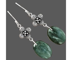 Russian Seraphinite Earrings SDE87119 E-1237, 11x16 mm