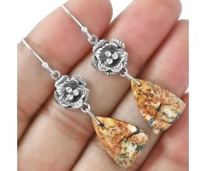 Maligano Jasper Earrings SDE87137 E-1237, 13x18 mm