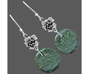 Larsonite Jasper Earrings SDE87165 E-1237, 17x17 mm