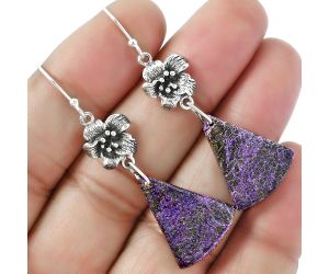 Purpurite Earrings SDE87181 E-1237, 17x23 mm