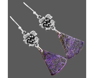 Purpurite Earrings SDE87181 E-1237, 17x23 mm