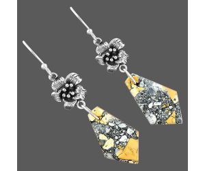 Maligano Jasper Earrings SDE87183 E-1237, 13x21 mm