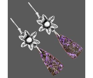 Purpurite Earrings SDE87188 E-1237, 10x21 mm