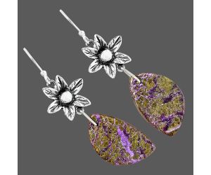 Purpurite Earrings SDE87208 E-1237, 12x20 mm