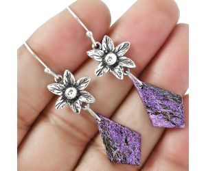 Purpurite Earrings SDE87209 E-1237, 13x22 mm