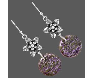 Purpurite Earrings SDE87222 E-1237, 15x15 mm