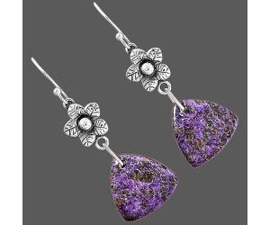 Purpurite Earrings SDE87255 E-1237, 15x15 mm