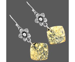 Maligano Jasper Earrings SDE87275 E-1237, 15x15 mm