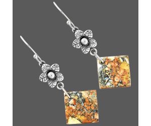 Maligano Jasper Earrings SDE87284 E-1237, 13x13 mm