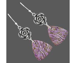 Purpurite Earrings SDE87303 E-1237, 17x18 mm