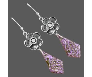 Purpurite Earrings SDE87313 E-1237, 11x22 mm