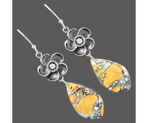 Maligano Jasper Earrings SDE87330 E-1237, 12x22 mm