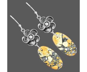 Maligano Jasper Earrings SDE87331 E-1237, 11x21 mm