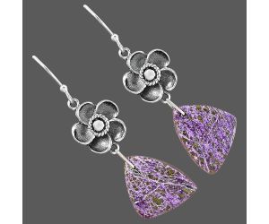 Purpurite Earrings SDE87338 E-1237, 14x18 mm