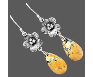 Maligano Jasper Earrings SDE87342 E-1237, 10x19 mm