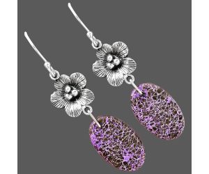 Purpurite Earrings SDE87358 E-1237, 13x21 mm