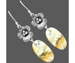 Maligano Jasper Earrings SDE87359 E-1237, 12x23 mm