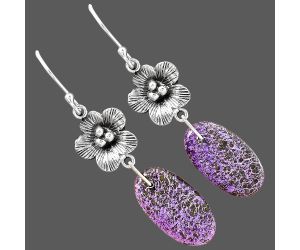 Purpurite Earrings SDE87364 E-1237, 11x20 mm