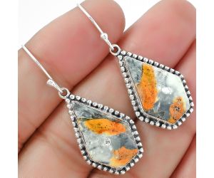 Maligano Jasper Earrings SDE87400 E-1229, 13x21 mm