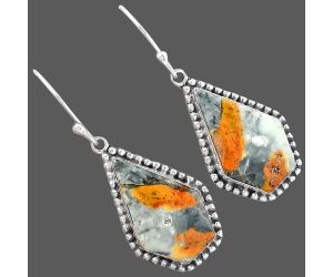 Maligano Jasper Earrings SDE87400 E-1229, 13x21 mm