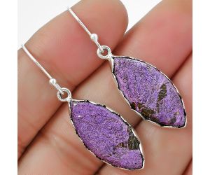 Purpurite Earrings SDE87442 E-1113, 11x23 mm