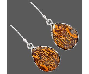 Indian Blanket Jasper Earrings SDE87445 E-1113, 13x17 mm