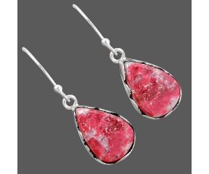 Pink Thulite Earrings SDE87446 E-1113, 10x14 mm