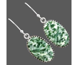 Dioptase Earrings SDE87447 E-1113, 12x18 mm