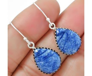 Dumortierite Quartz Earrings SDE87459 E-1113, 12x16 mm