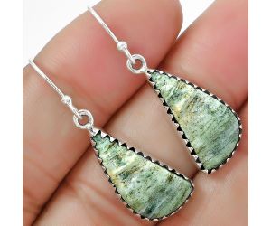 Larsonite Jasper Earrings SDE87480 E-1113, 10x20 mm