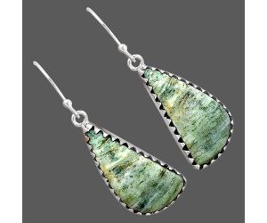 Larsonite Jasper Earrings SDE87480 E-1113, 10x20 mm