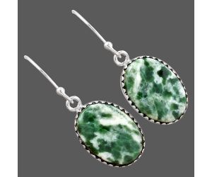 Dioptase Earrings SDE87488 E-1113, 11x15 mm