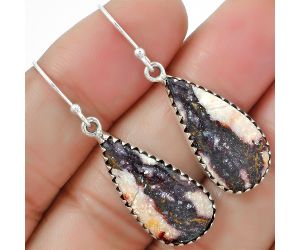 Indian Blanket Jasper Earrings SDE87489 E-1113, 11x23 mm