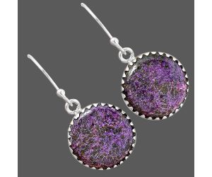 Purpurite Earrings SDE87505 E-1113, 14x14 mm