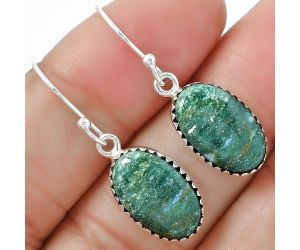 Larsonite Jasper Earrings SDE87508 E-1113, 9x15 mm