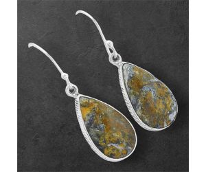 Indian Blanket Jasper Earrings SDE87554 E-1001, 11x20 mm