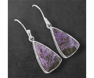 Purpurite Earrings SDE87570 E-1001, 12x20 mm