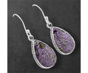 Purpurite Earrings SDE87579 E-1001, 11x18 mm