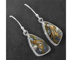 Indian Blanket Jasper Earrings SDE87626 E-1001, 10x18 mm