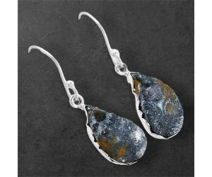 Indian Blanket Jasper Earrings SDE87655 E-1113, 10x18 mm