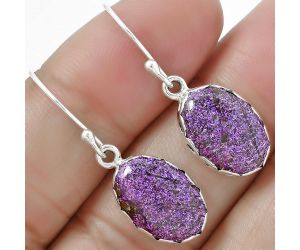 Purpurite Earrings SDE87658 E-1113, 10x15 mm