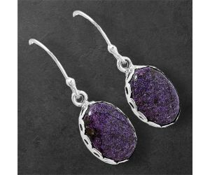 Purpurite Earrings SDE87658 E-1113, 10x15 mm