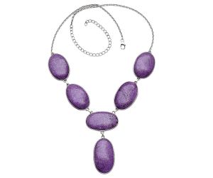 Purpurite Necklace SDN1858 N-1013, 18x32 mm