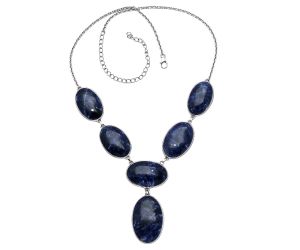 Sodalite Necklace SDN1859 N-1013, 20x31 mm