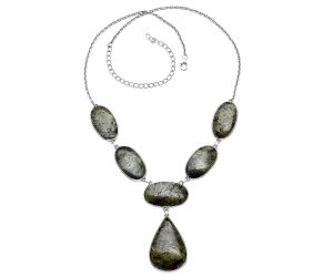 Dragon Blood Stone Necklace SDN1861 N-1013, 22x32 mm