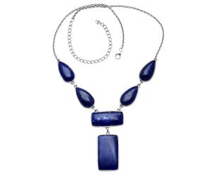 Lapis Lazuli Necklace SDN1864 N-1013, 17x29 mm
