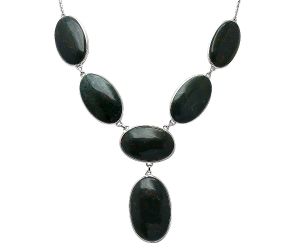 Blood Stone Necklace SDN1866 N-1013, 20x32 mm