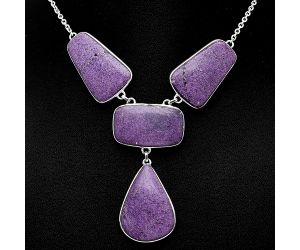Purpurite Necklace SDN1868 N-1013, 21x30 mm