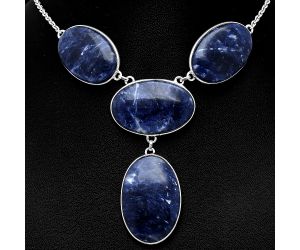 Sodalite Necklace SDN1870 N-1013, 20x31 mm