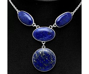 Lapis Lazuli Necklace SDN1883 N-1013, 23x23 mm